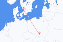 Flights from Kraków, Poland to Halmstad, Sweden