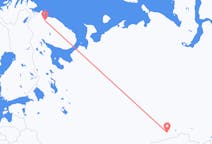 Fly fra Kurgan, Kurgan Oblast til Murmansk