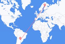Flyreiser fra Corrientes, Argentina til Uleåborg, Finland