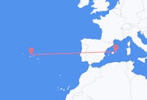 Flights from Menorca, Spain to Graciosa, Portugal
