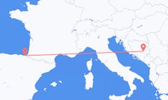 Loty z Sarajewo, Bośnia i Hercegowina do San Sebastián, Hiszpania