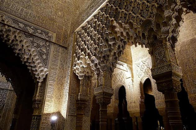 Bezoek 's nachts Alhambra (10 personen)