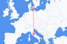 Loty z Rostock, Niemcy do Rzymu, Włochy