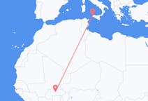Flights from Ouagadougou to Trapani