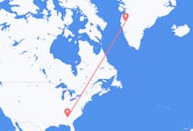 Flyg från Atlanta till Kangerlussuaq