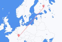 Flyg från Mulhouse, Schweiz till Joensuu, Finland