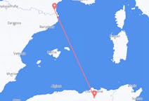 Flyrejser fra Constantine, Algeriet til Perpignan, Frankrig