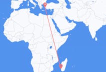 Flyreiser fra Toliara, Madagaskar til Samos, Hellas