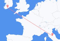 Flyreiser fra Cork, Irland til Perugia, Italia