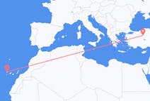Flights from Santa Cruz de La Palma, Spain to Ankara, Turkey