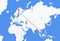 Flyreiser fra Ho Chi Minh-byen, Vietnam til Luleå, Sverige