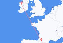 Flights from Lourdes, France to Knock, County Mayo, Ireland