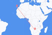 Vluchten van Maun, Botswana naar Las Palmas (ort i Mexiko, Veracruz, Tihuatlán), Spanje