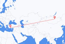 Flights from Ulaanbaatar to Antalya