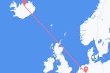 Flyg från Dortmund, Tyskland till Akureyri, Island