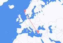 Flights from Bergen, Norway to Dalaman, Turkey