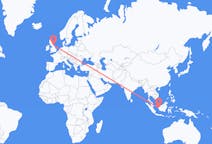 Flyreiser fra Pontianak, Indonesia til Newcastle upon Tyne, England
