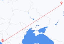 Fly fra Penza til Podgorica