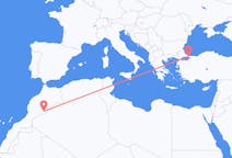 出发地 摩洛哥出发地 扎戈拉目的地 土耳其伊斯坦布尔的航班