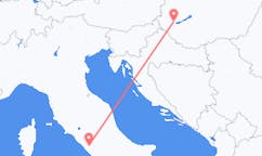 Vluchten van Hévíz naar Rome