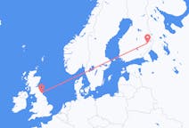 Flights from Newcastle upon Tyne, the United Kingdom to Joensuu, Finland