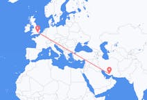 Flights from Lar, Iran to London, England