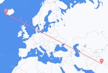 Vluchten van Chandigarh, India naar Reykjavík, IJsland