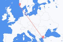 Loty z miasta Stavanger do miasta Çanakkale