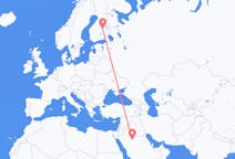 Flights from Ha il, Saudi Arabia to Kuopio, Finland