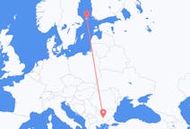 Flyg från Plovdiv till Mariehamn