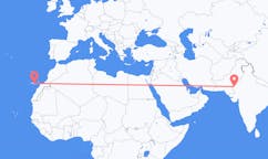Flights from Jaisalmer, India to Las Palmas, Spain