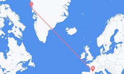 Fly fra Upernavik til Toulouse