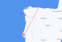 Flyg från Asturien, Spanien till Lissabon, Portugal