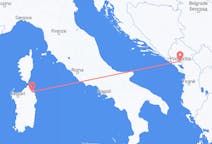 Flyg från Podgorica, Montenegro till Olbia, Italien