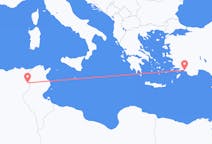 Flights from Tébessa to Dalaman