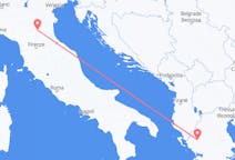 Flyreiser fra Ioánnina, Hellas til Bologna, Italia