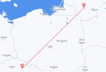 Flyreiser fra Kaunas, Litauen til Pardubice, Tsjekkia