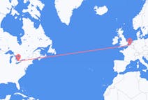 Flyreiser fra London, Canada til Oostende, Belgia