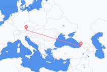 Loty z Batumi, Gruzja do Salzburg, Austria