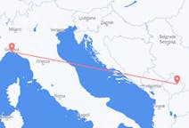 来自科索沃出发地 普里什蒂纳目的地 意大利热那亚的航班