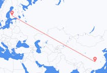 Flyrejser fra Zhangjiajie, Kina til Tampere, Finland