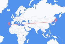 出发地 日本出发地 釧路市目的地 葡萄牙丰沙尔的航班