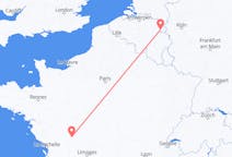 Flyg från Maastricht, Nederländerna till Poitiers, Frankrike