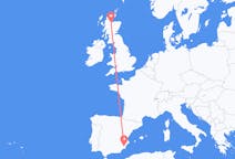เที่ยวบิน จาก อินเวอร์เนสส์, สกอตแลนด์ ไปยัง Murcia, สเปน