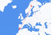 Flights from Rabat, Morocco to Lycksele, Sweden