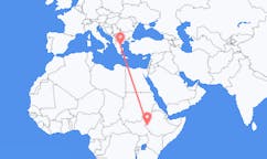 Рейсы из Гамбелы, Эфиопия в Волос, Греция