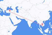Loty z Phnom Penh, Kambodża do Nevşehiru, Turcja