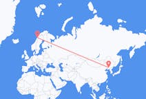 중국발 선양, 노르웨이행 보되 항공편