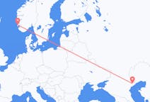 Flights from Astrakhan, Russia to Haugesund, Norway