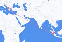 인도네시아 벵쿨루에서 출발해 그리스 케팔리니아에게(으)로 가는 항공편